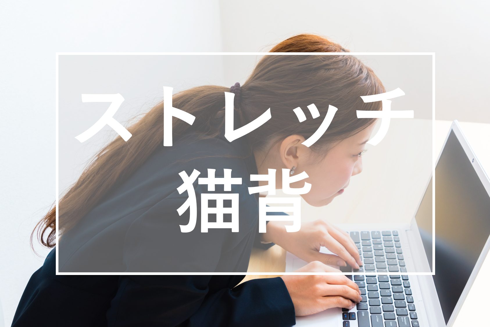 ストレッチ　猫背